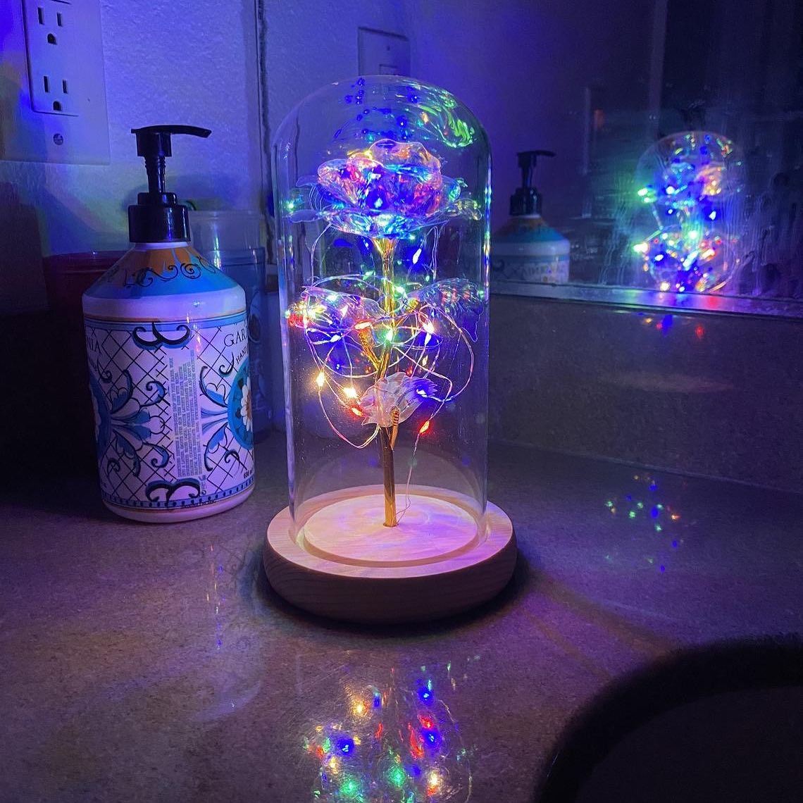 Sonsuzluk Gülü Fanusu